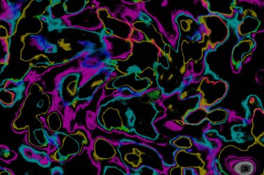 Soyut ışık. Bokeh arkaplan, vektör çizimi. Mistik mor. Büyülü renkler. Neşe.