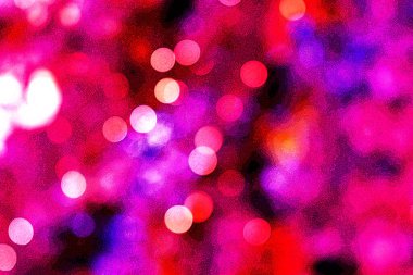 Soyut ışık. Bokeh arkaplan, vektör çizimi. Mistik mor. Büyülü renkler. Neşe.