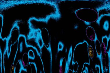 Soyut ışık. Bokeh arkaplan, vektör çizimi. Mistik mor. Büyülü renkler. Neşe.