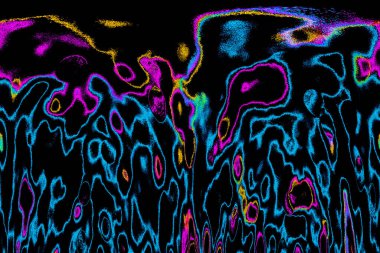 Soyut ışık. Bokeh arkaplan, vektör çizimi. Mistik mor. Büyülü renkler. Neşe.