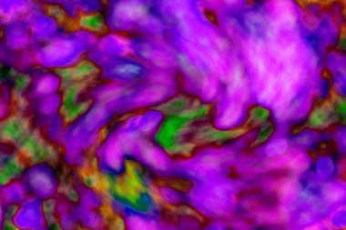 Soyut ışık. Bokeh arkaplan, vektör çizimi. Mistik mor. Büyülü renkler. Neşe.