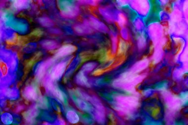 Soyut ışık. Bokeh arkaplan, vektör çizimi. Mistik mor. Büyülü renkler. Neşe.