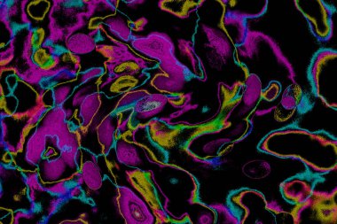 Soyut ışık. Bokeh arkaplan, vektör çizimi. Mistik mor. Büyülü renkler. Neşe.