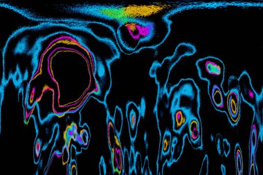Soyut ışık. Bokeh arkaplan, vektör çizimi. Mistik mor. Büyülü renkler. Neşe.