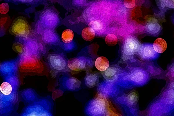 Abstracte Licht Bokeh Achtergrond Vectorillustratie Mystiek Paars Magische Kleuren Vreugde — Stockfoto