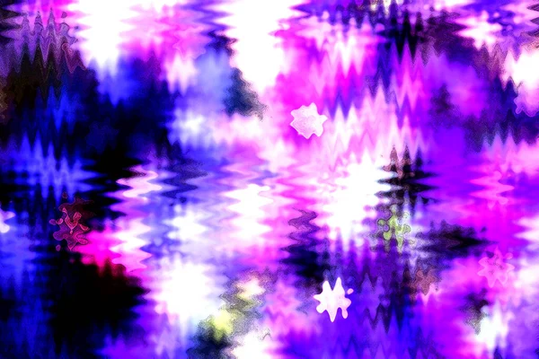 Abstract Light Bokeh Background Vector Illustration Mystic Purple Magical Colors — Photo