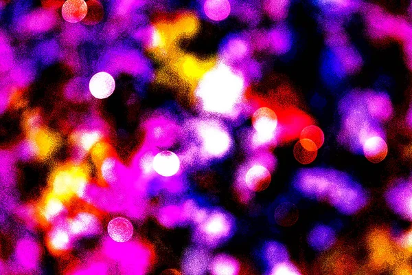 Abstract Light Bokeh Background Vector Illustration Mystic Purple Magical Colors — Stock Photo, Image