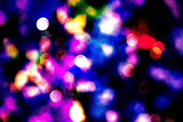 Abstract Light Bokeh Background Vector Illustration Mystic Purple Magical Colors — Stock Photo, Image