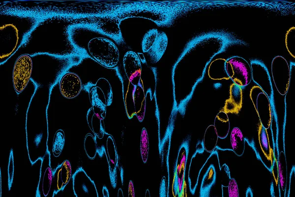 Soyut ışık. Bokeh arkaplan, vektör çizimi. Mistik mor. Büyülü renkler. Neşe.