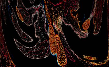 Neon parıltısı arka planı. Akan doku. Odaklanamayan kıvılcımlar. Bokeh parıltısı. Floresan moru. Mavi. Magenta. Pembe. Gradyan ışık. Parlak röfleler. Desen.