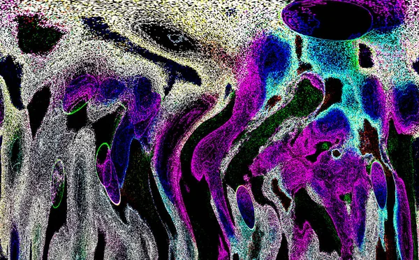 Neon parıltısı arka planı. Akan doku. Odaklanamayan kıvılcımlar. Bokeh parıltısı. Floresan moru. Mavi. Magenta. Pembe. Gradyan ışık. Parlak röfleler. Desen.