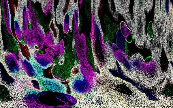 Neon parıltısı arka planı. Akan doku. Odaklanamayan kıvılcımlar. Bokeh parıltısı. Floresan moru. Mavi. Magenta. Pembe. Gradyan ışık. Parlak röfleler. Desen.