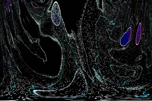 Neon parıltısı arka planı. Akan doku. Odaklanamayan kıvılcımlar. Bokeh parıltısı. Floresan moru. Mavi. Magenta. Pembe. Gradyan ışık. Parlak röfleler. Desen.