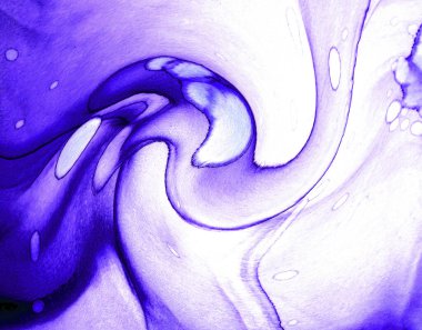 Alkol mürekkebinin sunduğu yüksek kaliteli akış sanatı tasarımcıya modern bir soyut arkaplan sağlar..