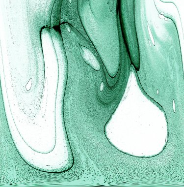 Alkol mürekkebinin sunduğu yüksek kaliteli akış sanatı tasarımcıya modern bir soyut arkaplan sağlar..