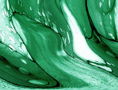 Alkol mürekkebinin sunduğu yüksek kaliteli akış sanatı tasarımcıya modern bir soyut arkaplan sağlar..