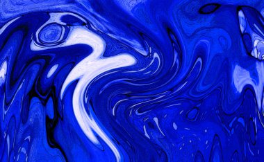 Alkol mürekkebinin sunduğu yüksek kaliteli akış sanatı tasarımcıya modern bir soyut arkaplan sağlar..