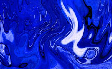 Alkol mürekkebinin sunduğu yüksek kaliteli akış sanatı tasarımcıya modern bir soyut arkaplan sağlar..