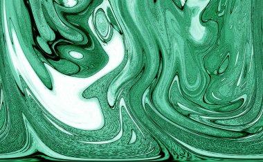 Alkol mürekkebinin sunduğu yüksek kaliteli akış sanatı tasarımcıya modern bir soyut arkaplan sağlar..