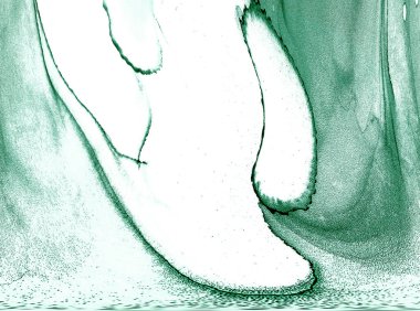 Alkol mürekkebinin sunduğu yüksek kaliteli akış sanatı tasarımcıya modern bir soyut arkaplan sağlar..