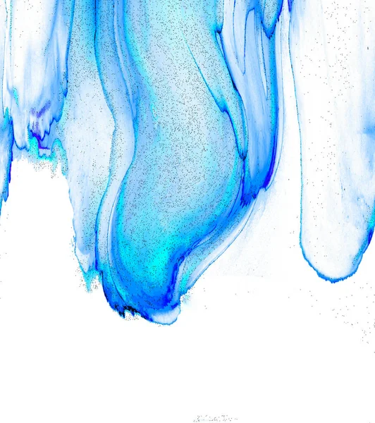 Alkol mürekkebinin sunduğu yüksek kaliteli akış sanatı tasarımcıya modern bir soyut arkaplan sağlar..