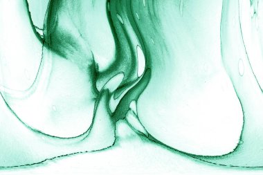 Alkol mürekkebinin sunduğu yüksek kaliteli akış sanatı tasarımcıya modern bir soyut arkaplan sağlar..