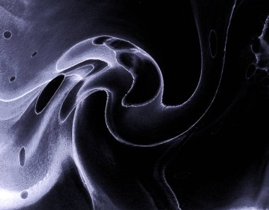 Alkol mürekkebinin sunduğu yüksek kaliteli akış sanatı tasarımcıya modern bir soyut arkaplan sağlar..