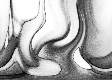 Alkol mürekkebinin sunduğu yüksek kaliteli akış sanatı tasarımcıya modern bir soyut arkaplan sağlar..