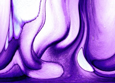 Alkol mürekkebinin sunduğu yüksek kaliteli akış sanatı tasarımcıya modern bir soyut arkaplan sağlar..