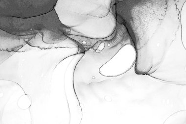 Alkol mürekkebinin sunduğu yüksek kaliteli akış sanatı tasarımcıya modern bir soyut arkaplan sağlar..