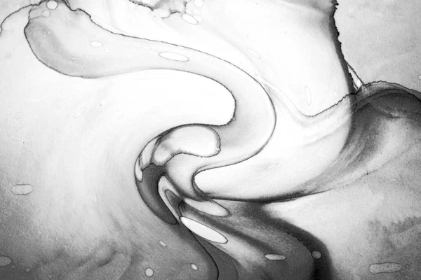 Alkol mürekkebinin sunduğu yüksek kaliteli akış sanatı tasarımcıya modern bir soyut arkaplan sağlar..