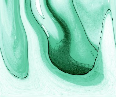 Alkol mürekkebinin sunduğu yüksek kaliteli akış sanatı tasarımcıya modern bir soyut arkaplan sağlar..