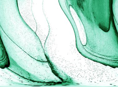 Alkol mürekkebinin sunduğu yüksek kaliteli akış sanatı tasarımcıya modern bir soyut arkaplan sağlar..