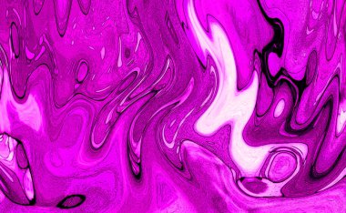 Alkol mürekkebinin sunduğu yüksek kaliteli akış sanatı tasarımcıya modern bir soyut arkaplan sağlar..