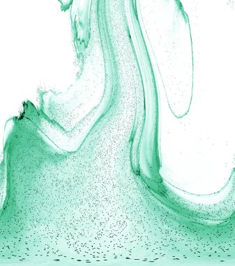 Alkol mürekkebinin sunduğu yüksek kaliteli akış sanatı tasarımcıya modern bir soyut arkaplan sağlar..