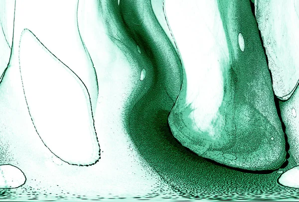 Alkol mürekkebinin sunduğu yüksek kaliteli akış sanatı tasarımcıya modern bir soyut arkaplan sağlar..