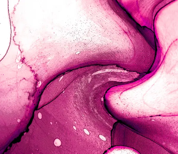 Alkol mürekkebinin sunduğu yüksek kaliteli akış sanatı tasarımcıya modern bir soyut arkaplan sağlar..