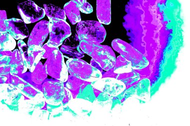 Tasarım için doğal kuvars değerli taş desen dokusu arka planı.