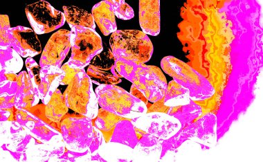 Tasarım için doğal kuvars değerli taş desen dokusu arka planı.