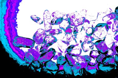 Tasarım için doğal kuvars değerli taş desen dokusu arka planı.