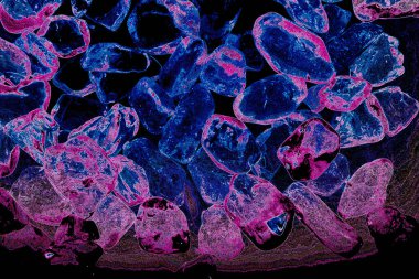 Tasarım için doğal kuvars değerli taş desen dokusu arka planı.