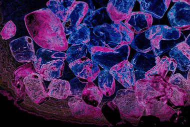 Tasarım için doğal kuvars değerli taş desen dokusu arka planı.