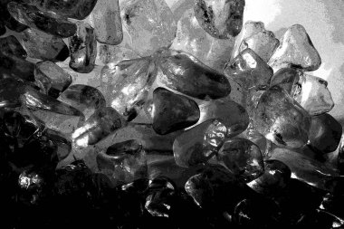 Tasarım için doğal kuvars değerli taş desen dokusu arka planı.