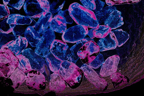 Tasarım için doğal kuvars değerli taş desen dokusu arka planı.