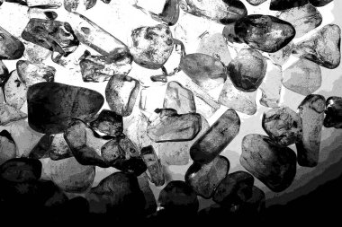 Pembe. Yeşil. Mavi. Mor. Kahverengi. Doğal Kuvars. Buz küpü biçimi arkaplanı