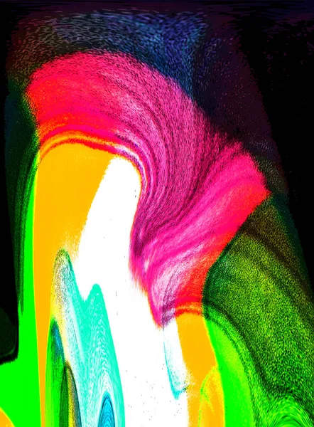Nowoczesny Abstrakcyjny Obraz Kolorowy Płynący Obraz Artystyczny Tło Geometryczne — Zdjęcie stockowe