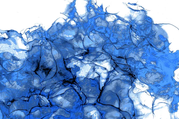 Modern soyut resim. Renkli akıcı sanat resimleri. Geometrik arkaplan.