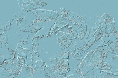 Seramik duvarın ve yerdeki fayansların dokusu. İç dekorasyon. 3 boyutlu grafikler için kusursuz doku haritası. Duvar kağıdı, tekstil, web sayfası arkaplanı.