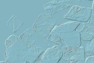 Seramik duvarın ve yerdeki fayansların dokusu. İç dekorasyon. 3 boyutlu grafikler için kusursuz doku haritası. Duvar kağıdı, tekstil, web sayfası arkaplanı.