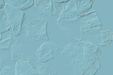 Seramik duvarın ve yerdeki fayansların dokusu. İç dekorasyon. 3 boyutlu grafikler için kusursuz doku haritası. Duvar kağıdı, tekstil, web sayfası arkaplanı.